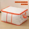 Bolsa Gruesa para Guardar Edredones a Prueba de Polvo y Humedad Organizador de Ropa para Armario Bolsa Totalmente Transparente para Dormitorio Edredón de Algodón Bolsa para Empacar y Mover