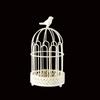 Suporte de Velas de Ferro Estilo Europeu Enfeites Gaiola de Pássaro Suporte de Velas Jantar Romântico Adereços para Casa Enfeites Artesanato Decorativo de Mesa