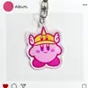 Llavero de Kirby Lindo Expresión Coreana Ins Acrílico Dibujos Animados Accesorio Colgante Decoración para Mochila Estuche