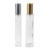 Suministrado Directamente por el Fabricante, Botella de Spray para Perfume de Lujo Cilíndrica Delgada de 10 ml, Botella de Vidrio Transparente de Fondo Grueso de 15 ml para Dispensar