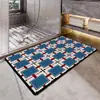 Alfombrillas de Piso de Barro de Diatomeas Geométricas Empalmadas, Alfombrillas de Piso Absorbentes de Agua para Baño, Antideslizantes, de Secado Rápido, Felpudos Resistentes a la Suciedad para la Entrada, Fáciles de Cuidar al por Mayor