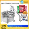 Máquina de enchimento de aditivos para iscas de peixe, máquina de enchimento de pó de krill atrativo para peixes, máquina de embalagem de pó de nidificação para saco