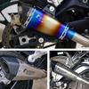 Tubo de escape modificado para motocicleta Spring Breeze 250SR GSX250R NINJA400, escape cónico hexagonal modificado Scorpio