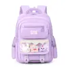Mochila escolar fofa colorida para alunos do ensino fundamental, protege a coluna e reduz o peso, mochila infantil unissex de grande capacidade, mochila escolar leve