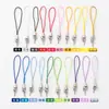 Accesorios DIY cuerda para teléfono ojo de oveja colorida accesorios de cordón de fieltro de lana venta al por mayor cordón con colgante de uña ojo de oveja