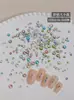 Mini joyería para uñas tamaño mixto color surtido cristal plano diamante redondo explosiones transfronterizas joyería de diamantes para uñas venta al por mayor