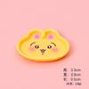 Plato de Comida y Juego con Estampado de Animales de Dibujos Animados Accesorios de Resina Pegamento de Crema Decoración de Imán para Refrigerador DIY Juguetes para Casa de Juego