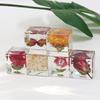 Manualidades de flores eternas de estilo retro francés popular transfronterizo, decoración de 4 cm, flor real, libro de flores, regalo de la ciudad, regalo