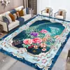 Alfombra de Piso Impresa en 3D para Sala de Estar, Dormitorio, Mesita de Noche, Felpudo para Puerta, Baño, Cocina, Felpudo Publicitario, Fabricación de LOGOTIPOS