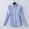 2025 Novas Camisas de Trabalho Brancas de Manga Longa para Primavera e Outono para Mulheres Roupas Profissionais de Trabalho Camisas Formais Camisas para Recepção para Mulheres