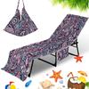 Funda para silla de playa transfronteriza funda para silla de playa de microfibra impresión digital 3D serie mandala