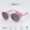 Gafas de Sol para Niños Estilo Nuevo para Niñas, Lazo Lindo, Silicona Suave, Cómodas, Gafas de Sol Polarizadas para Niños, Protección Ocular para Bebés, Venta al por Mayor
