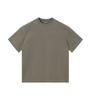 240g Transfronteiriça Nova Dazzle Tingida Branco Velho Spice Girl Gola Redonda Slim Slim Slim Camiseta A Logo Personalizado