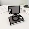 Adecuado para funda de teléfono plegable iPhone Duo, Apple 18 Fold, soporte metálico magnético de 360 grados, carcasa dura con tacto de piel, para mercados internacionales