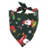 Bufanda Babero Navideño para Mascotas de Amazon Bufanda Triangular de Algodón Bufanda para Perro Bufanda para Gato Accesorios Se Puede Personalizar