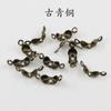 Accesorios DIY hebilla de doble celda hebilla de doble bolsa clip hebilla de hilo para bolsa hebilla de doble orificio hebilla de hilo para bolsa de frijol pequeña