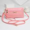 Bolso de Mano Billetera de Mujer Larga Casual Nuevo Simple Moda Bolso de Mano Billetera para Monedas Bolso Pequeño Bolso de Mano Cruzado Bolso Pequeño