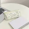 Venda Direta da Fábrica Nova Bolsa de Armazenamento Bolsa de Lápis Resistente a Manchas Estilo Ins Feminino Grande Capacidade Nicho Não Colidente Papelaria Bolsa de Cosméticos