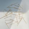 Pin de 9 palabras Pin T material básico con cuentas DIY accesorios para joyería hecha a mano Pasador antiguo Accesorios para el cabello Paso sacudida Accesorios de metal