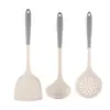 Espátula de Silicona para el Hogar Juego de Utensilios de Cocina Espátula de Silicona Resistente a Altas Temperaturas Cucharón Utensilios de Cocina Antiadherentes para Uso Diario