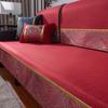 [Personalizado] Nuevo Cojín de Sofá de Madera de Palisandro Estilo Chino, Cojín Especial para Camas de Madera Maciza, Cojín de Asiento Jacquard de Estilo Nacional de Gama Alta