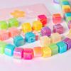 Color Jelly Sense AB Color Glitter Square Vintage Frisado Fine Flash Handmade DIY Brincos Brincos Material Acessórios