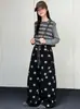 Pantalones de chándal para niña 2026 Otoño Nuevo Estilo Versión Coreana Estampado de Estrellas Estudiante Estudiante de Secundaria Pantalones Casuales para Exteriores Pantalones de Pierna Ancha