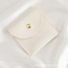 Bolsa de joyería de cuero PU de imitación de alta gama directa de fábrica Bolsa con hebilla Bolsa de almacenamiento para collares y anillos