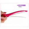 Comercio exterior plástico Barber clip profesional clip separador clip de pico de pato clip de boca de pez clip herramientas de peluquería