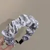 Horquilla de Malla Retro de Lujo Ligero Personalizada Diadema de Verano para Mujer Diadema de Redondeo de Pedrería Súper de Hada Nueva Diadema de Borde Delgado de Celebridad de Internet