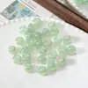 Cuentas redondas de acrílico iridiscente, cuentas sueltas coloridas de luz suave con agujero pasante, cadena para teléfono hecha a mano DIY, pulsera, accesorios de joyería, cuentas sueltas
