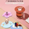 Tapa Mágica Fuente Tapa de Silicona para Taza Tapa de Cerámica para Taza Tapa Multifuncional para Taza Tapa a Prueba de Fugas Dibujo Animado Creativo A Prueba de Polvo