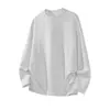 Sudadera Nueva para Hombre Primavera/Otoño 2026 Peso Pesado 320g Algodón Hua Estructura Cuello Mangas Largas Sudadera Top para Hombre