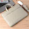 Bolsa de Ombro para Laptop em Couro Xinlong Grande Capacidade Portátil para Laptop 14/ 15,6 polegadas com Logo Impresso
