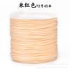 Venta directa de fábrica No. 72 0.8 Línea de jade cuerda trenzada diy tejido a mano joyería pulsera línea colgante borla cordón al por mayor