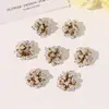 Pendientes y accesorios para el cabello de estilo coreano, frescos, únicos, súper de hadas, bola de cristal, flor, DIY, lujo ligero, alta gama, versátiles para el día a día