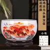 Adornos de Cornucopia Cerámica Jingdezhen Sala de Estar Entrada Acuario Decoración para Atraer Riqueza y Tesoro, Regalos de Inauguración de Casa y Apertura