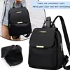 Mochila Simples com Tampa Flip-Top Nova de 2026, Grande Capacidade, Versátil Casual Multicamadas Bolsa Escolar para Estudante, Mochila para o Dia a Dia