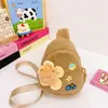 Bolso de Pecho Dulce para Niñas de las Flores Dibujo Animado Lindo Muñeco Tridimensional Bolso Cruzado de Pecho para Bebé Nuevo Bolso Infantil Directo de Fábrica