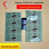 Etiqueta Colorida Três-à-Prova Transparente Resistente à Água e Alta Temperatura Etiqueta a Laser Etiqueta de Preço PVC Prata Fosco Autoadesiva Personalização
