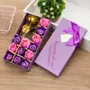 Regalo Día de San Valentín Navidad Día del Maestro 12 Flores de Jabón de Rosa de Papel Dorado Flor Artificial Regalo Pequeño Suministro Transfronterizo
