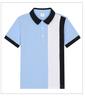 Camiseta Infantil Infantil de Manga Comprida Algodão Puro Branca Lapela Camisa Polo Meninos Alunos do Ensino Fundamental Uniformes do Ensino Médio
