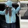 Cortavientos para Niña 2026 Nueva Moda Infantil Tres en Uno Desmontable Chaqueta de Otoño para Niñas Mayores, Abrigo Otoño/Invierno