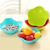 Plato de Frutas T Plato de Dulces de Plástico Sala de Estar Estilo Europeo Cuenco para Melón Frutas Caja de Frutas para Snacks Cesta de Frutas para el Hogar Plato para Frutas Secas