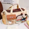Bolsa de Viagem, Leve, Grande Capacidade, Bolsa para Esportes e Fitness de Curta Distância, Bolsa de Mão Portátil para Bagagem de Bordo, Bolsa de Maternidade, Bolsa de Armazenamento para Mulheres