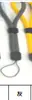 Cordón ajustable para teléfono móvil, cordón de muñeca, para unidad U, linterna, llavero, hebilla de montañismo, cadena de cordón, nudo anti-pérdida, resistente