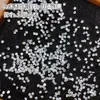 Rhinestones de circonita cúbica redonda color hielo 5A para decoración de uñas, de doble cara, muy reflectantes, redondos con base puntiaguda, accesorios para decoración de uñas DIY