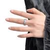 Anillo de esmalte con forma de mariposa para mujer, diseño de nicho, sencillo, ligero y de lujo, con apertura ajustable.