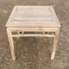 Madeira Maciça Quadrada Velho Olmo Mesa dos Oito Imortais Estilo Chinês Mesa de Jantar para Casa Mesa Grande Antiga Móveis Brancos