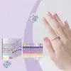 Pluma de Pintura para Uñas DIY Fácil de Usar Múltiples Ocasiones Pintura DIY Conveniente Uñas de Arte Multicolores Pluma para Contornear y Dibujar Líneas en la Punta de las Uñas